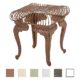 CLP Eisentisch Melle in nostalgischem Design | Robuster Gartentisch mit kunstvollen Verzierungen | In verschiedenen Farben erhältlich Antik Braun