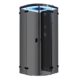 EAGO Dampfdusche DZ1009F12 schwarz 100x100