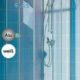 Eckeinstieg Duschkabine Echtglas Sicherheitsglas Silberne Profile Links 68 bis 83 und Rechts 73 bis 90cm Sondermass