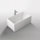 Exclusive Freistehende Badewanne 170x75 cm aus Sanitäracryl mit Ab.- und Überlauf