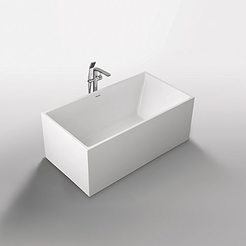 Exclusive Freistehende Badewanne 170x75 cm aus Sanitäracryl mit Ab.- und Überlauf