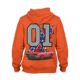 Kapuzenpullover-Hoodie Hemi Orange The General Lee 01 Dukes of Hazzard Dodge Charger (XL, Hemi Orange)