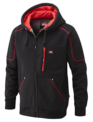 Lee Cooper Workwear Fleece Hoodie, M, schwarz, LCSWT105