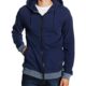 Lee Herren Kapuzenpullover Zip Hoodie, Blau (Deep Indigo PS), Medium