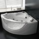 Luxus Whirlpool Badewanne 150x150 in Vollausstattung (Massage) - Sonderaktion