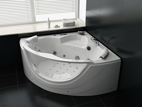 Luxus Whirlpool Badewanne 150x150 in Vollausstattung (Massage) - Sonderaktion