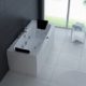 Luxus Whirlpool Badewanne 170x80 in Vollausstattung (Massage) - Sonderaktion