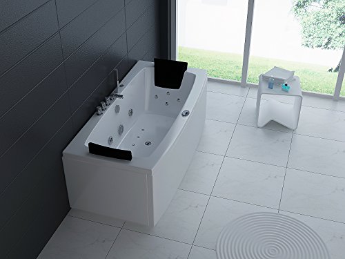 Luxus Whirlpool Badewanne 170x80 in Vollausstattung (Massage) - Sonderaktion