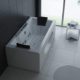 Luxus Whirlpool Badewanne 180x90 in Vollausstattung (Massage) - Sonderaktion