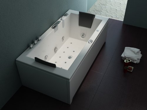 Luxus Whirlpool Badewanne 182x90 im Vollausstattung (Massage) - Sonderaktion