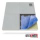 STEIGNER Duschelement inkl. DICHTFOLIE Duschboard befliesbar Dezentral Pos. 3, 100x120cm , EPS Bodenelement, Ablauf WAAGERECHT