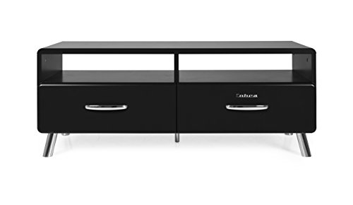 Tenzo 4942-024 Cobra Designer TV-Bank, 46 x 118 x 43 cm, MDF lackiert, schwarz