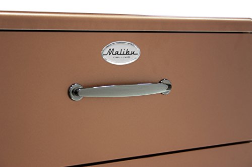Tenzo 5036-089 Malibu Deluxe - Designer Sideboard, kupfer metallic, MDF lackiert, 92 x 146 x 41 cm