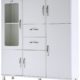 Tenzo 5238-005 Malibu - Designer Schrank 159 x 144 x 44 cm, MDF lackiert, weiß