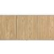 Tenzo 5933-454 Profil Designer Sideboard, 80 x 173 x 47 cm, weiß / eiche furniert
