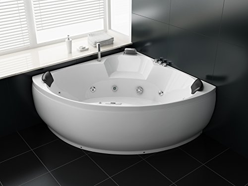 Trade-Line-Partner Luxus Whirlpool Badewanne 150x150 + Vollausstattung ! (MASSAGE) - SONDERAKTION !