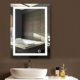 Wandspiegel LED Badezimmerspiegel Beleuchtet Bad Spiegel 500x700mm/ 600x800mm 22W Kaltweiß A+