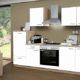 idealShopping Küchenblock mit Cerankochfeld Classic 270 cm in weiß