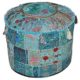 Indian Pouf Hocker Jahrgang Patchwork verschönert mit Patchwork-Wohnzimmer osmanischen Cover, 46 x 33 cm