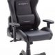 Robas Lund DX Racer 3 Gamingstuhl / Schreibtischstuhl / Bürostuhl, 74 x 117-127 x 50 cm, schwarz