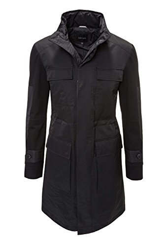 Antony Morato Herren Übergangsmantel Parka Kurzmantel (XXL, Black)