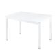 Need Modern Esstisch 100x60 cm Esszimmertisch Küchentisch Tisch klein, Weiß AC3DW-100