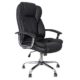 SONGMICS OBG57B Bürostuhl mit verbreiterter Sitzfläche, ergonomisches Design, schwarz