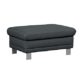 Cavadore Sofa-Hocker Marool / Fußbank passend zum Sofa Marool / Modernes Design / Größe: 102 x 47 x 65 cm (BxHxT) / Farbe: Dunkelgrau