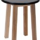 Holz Blumenhocker schwarz - Pflanzenhocker Blumentisch Deko Hocker Holzhocker klein