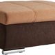 Cavadore 5171 Hocker, Schaumstoff, braun, 95 x 72 x 42 cm