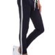 Hachiro Damen Freizeithose Jogginghose Hose Sportswear Style (XL, Blue/Grey)