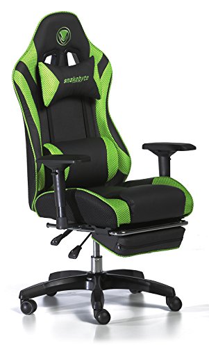 Snakebyte Universal Premium Gaming Seat, Stuhl, Racing Chair, Ideal für lange Spielesessions - grün/schwarz