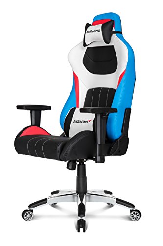 Akracing Gaming Stuhl PREMIUM STYLE blau/rot/weiß/schwarz