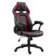 CARO-Möbel Gaming Drehstuhl SPEEDY in schwarz/rot Bürostuhl Racer Schreibtischstuhl, höhenverstellbar 98-108 cm
