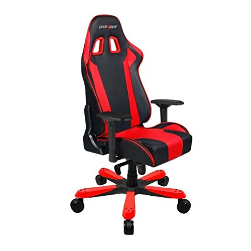 DXRacer Gaming Stuhl, OH/KS06/NR, K-Serie, schwarz-rot
