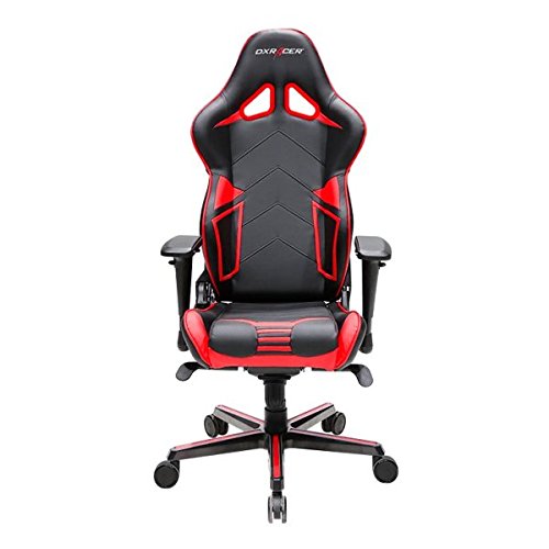 DXRacer Gaming Stuhl, OH/RV131/NR, R-Serie, schwarz-rot