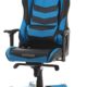 DXRacer Original Iron I166 Gaming Stuhl für PC/PS4/XBOX ONE, ergonomischer Schreibtischstuhl aus Kunstleder, Schwarz-Blau