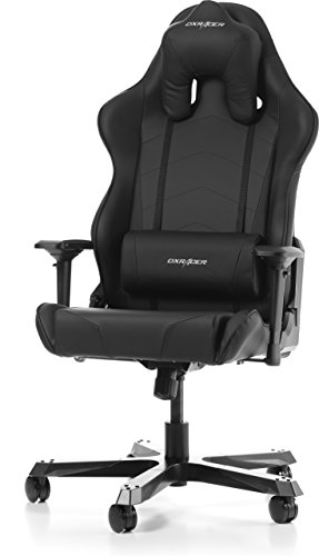 DXRacer Original Tank T29 Gaming Stuhl für PC/PS4/XBOX ONE, ergonomischer Schreibtischstuhl aus Kunstleder, Schwarz