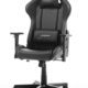 DXRacer (das Original) Formula F08 Gaming Stuhl für PC/PS4/XBOX ONE, ergonomischer Schreibtischstuhl aus Kunstleder, Schwarz