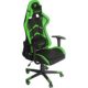 Marvo CH-106GN Professioneller Gaming-Stuhl ideal für jede Spielesessions | Verstell- und abnehmbare Rücken-/Nackenstütze - Schwarz/Grün