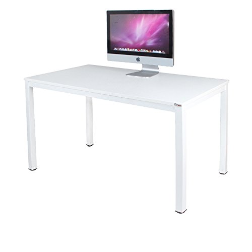 Need Schreibtische 120x60cm Computertisch PC-Tisch Bürotisch Arbeitstisch Esstisch Holz, Weiß AC3DW