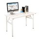 Need Schreibtische 120x60cm Klapptisch Computertisch Workstations Bürotisch Arbeitstisch tragbarer Klapptisch für Picknick/Garten/Strand/Camping/Büro, Weiß AC5DW