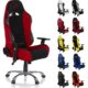 RACEMASTER Racing Bürostuhl RS Series Gaming Stuhl verschiedene Farben Stoff oder Kunstlederbezug Schreibtischstuhl verstellbare Armlehnen, höhenverstellbar, Wippmechanik uvm. Gaming Sessel