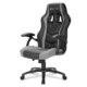 Sharkoon Skiller SGS1 Gaming Seat mit Kunstlederbezug, Extra-bequeme Schaumstoffpolsterung, Fußkreuz aus robustem Stahl, Komfort-Wippfunktion, Stabile Gasdruckfeder, schwarz/grau