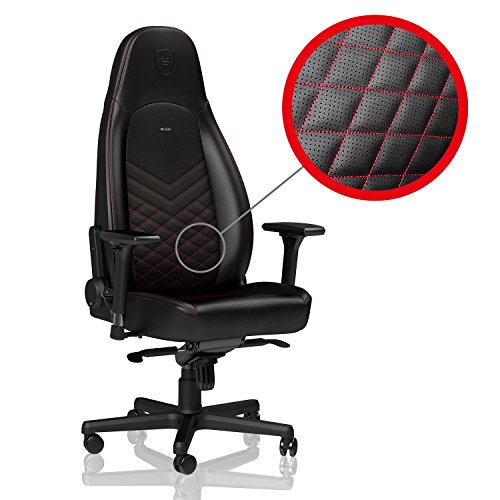 noblechairs ICON Gaming Stuhl - schwarz/rot