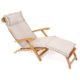 AU84: AUFLAGE FÜR DECKCHAIR 186 x 45 CM - NATUR CREME