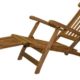 Deckchair aus massiv Teak Holz klappbar 9715