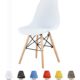 MCC Retro Design Stühle Lia im 6er Set, Eiffelturm inspirierter Style für Küche, Büro, Lounge, Konferenzzimmer Etc, 6 Farben, Kult (Weiß)