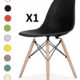 Millhouse Eiffel hochwertiger Stuhl im Retro-Design, fürs Esszimmer / Büro, als Beistellstuhl oder Vorzeigestück für die Lounge. Schwarz
