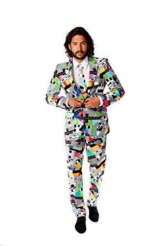 Opposuits OSUI-0010-EU52 - Testival - Testbild Kostüm, TV Anzug, Größe 52, mehrfarbig